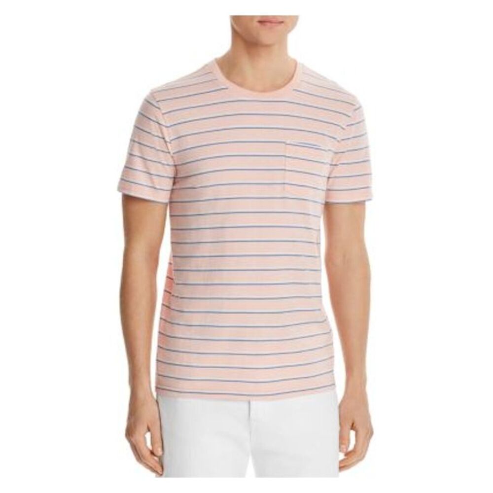 Pacific and Park Mens Pink Pinstripe Casual Shirt L